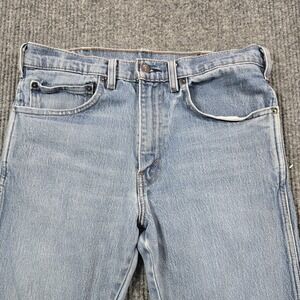 Levis Western Fit Jeans Mens 34x32 Light Wash Straight Denim Cowboy 31x30